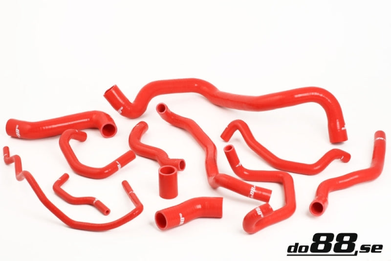 do88 DO88-KIT78R - DOBDO88-KIT78R - do88 Audi S3/TT/Seat Leon Cupra R 1.8T Coolant Hoses - Red - Shipped in Europe - Tuningsupply.com