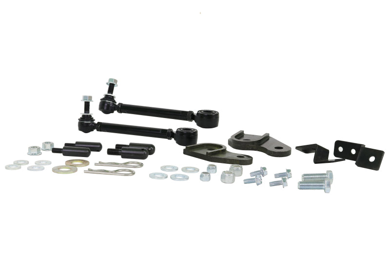 Whiteline KLC237 - WHLKLC237 - Whiteline 07-17 Jeep Wrangler / JK Front Sway Bar Link Kit - Shipped in Europe - Tuningsupply.com