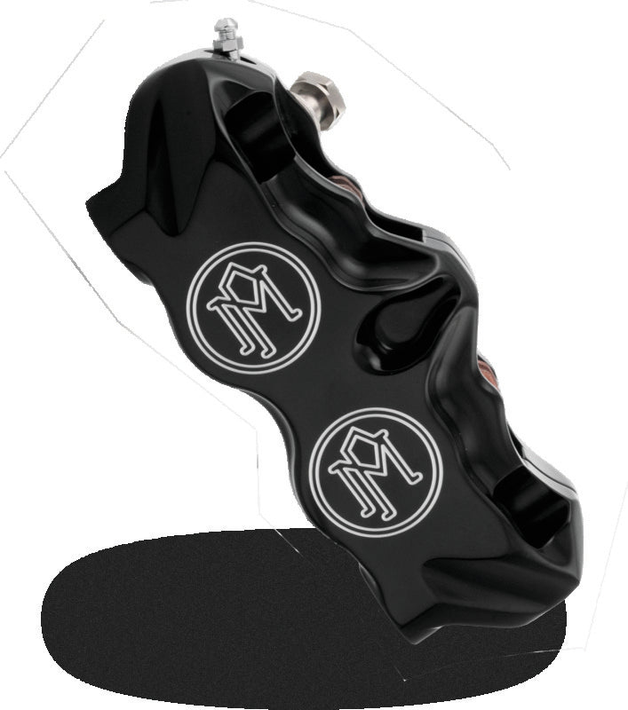 Performance Machine 0052-2405-BM - PFM0052-2405-BM - Performance Machine Caliper 125x4 Radial Left - Contrast Cut - Shipped in Europe - Tuningsupply.com