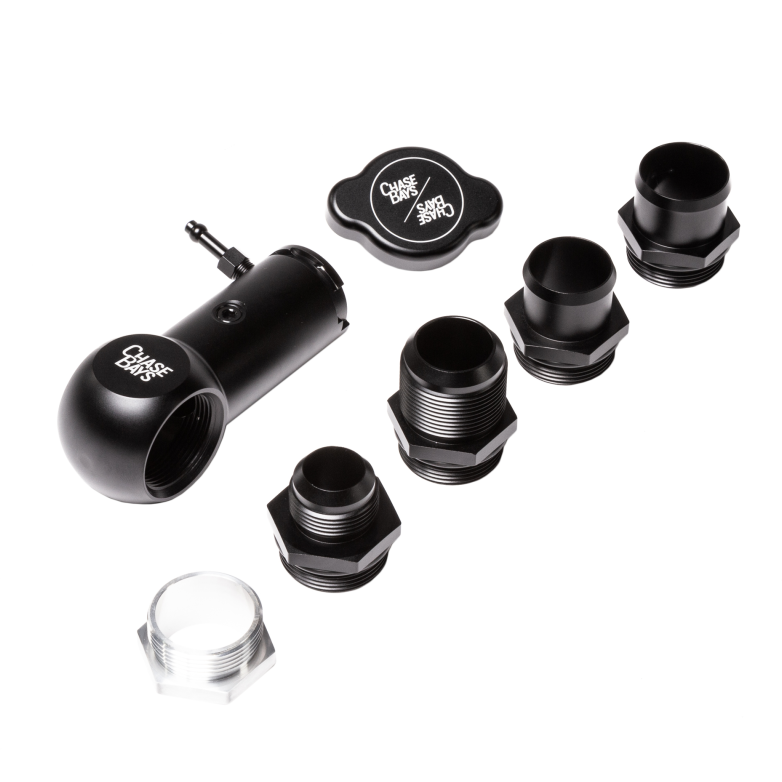 Chase Bays CB-IFN-16AN-RADCAP-A - CHBCB-IFN-16AN-RADCAP-A - Chase Bays -16AN / -16AN Raised Inline Filler Neck w/Cap - Shipped in Europe - Tuningsupply.com