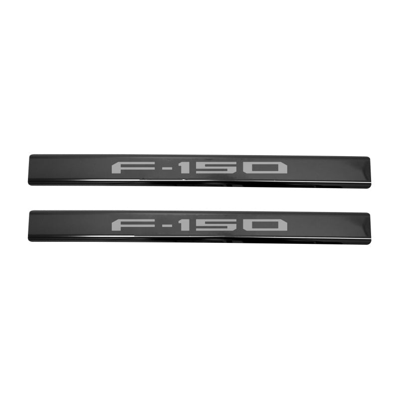 Putco 95150BPFD - PUT95150BPFD - Putco 15-20 Ford F-150 - SuperCrew w/ F-150 Etchinng (4pcs) Black Platinum Door Sills - Shipped in Europe - Tuningsupply.com