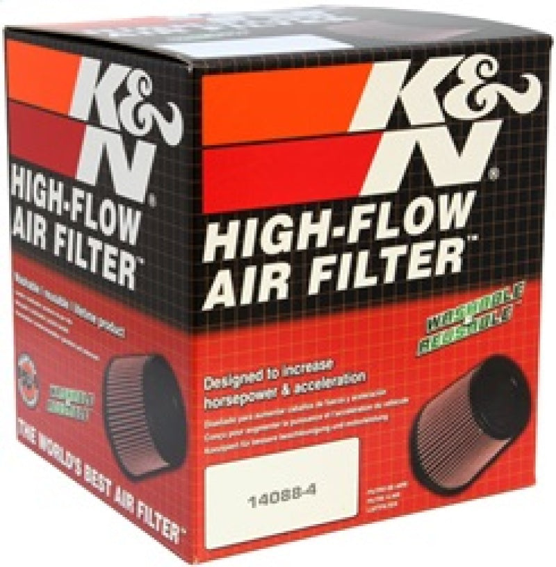 K&N Engineering RP-4980 - KNNRP-4980 - K&N Round Tapered Universal Air Filter 4in Flange ID x 5.375 Base OD x 4in Top OD x 6.5in H - Shipped in Europe - Tuningsupply.com