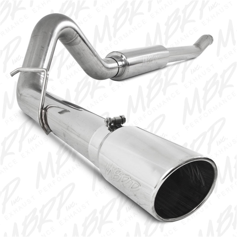 MBRP PS6206409 - MBRPS6206409 - MBRP 2003-2007 Ford F-250/350 6.0L EC/CC Turbo Back Single Side (Stock Cat) - Shipped in Europe - Tuningsupply.com