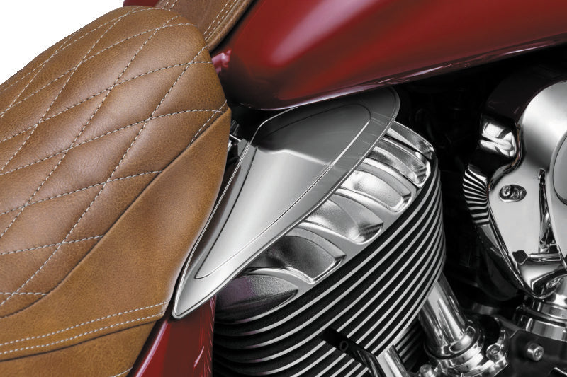 Kuryakyn 7181 - KUR7181 - Kuryakyn Saddle Shields Heat Deflectors 14-Up Indian Models(excluding Scout) Smoke - Shipped in Europe - Tuningsupply.com