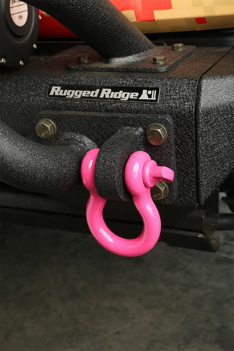Rugged Ridge 11235.23 - RUG11235.23 - Rugged Ridge Pink 9500lb 3/4in D-Shackle - Shipped in Europe - Tuningsupply.com