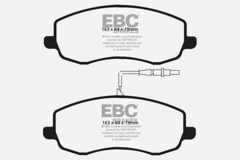 EBC DP5062NDX - EBCDP5062NDX - EBC AP Racing Caliper CP7040 (AP Racing Pad CP7040D54) Bluestuff Brake Pads - Shipped in Europe - Tuningsupply.com