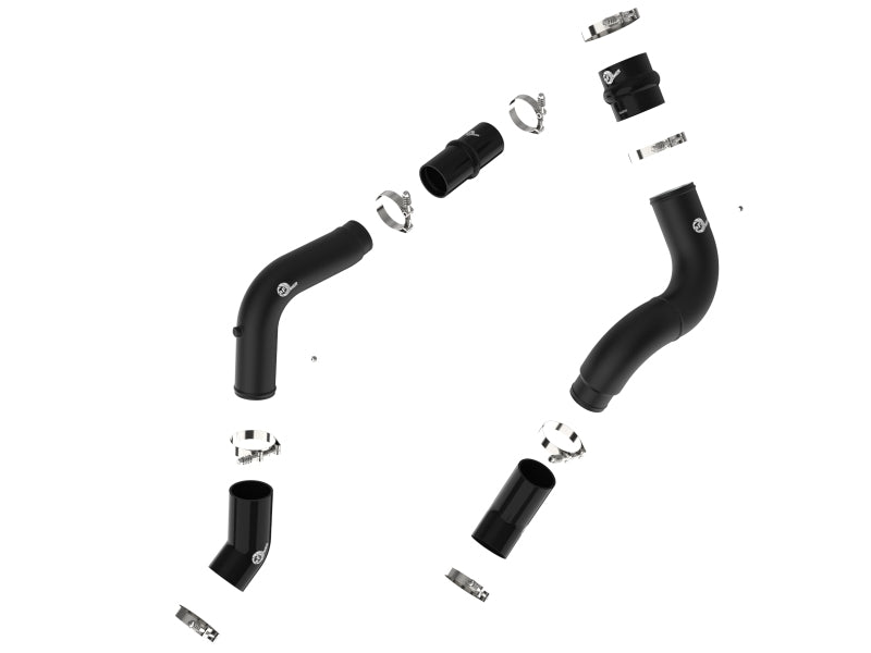 aFe 46-20614-B - AFE46-20614-B - aFe BladeRunner Aluminum Hot and Cold Charge Pipe Kit Black RAM Diesel Trucks 19-23 L6-6.7L (td) - Shipped in Europe - Tuningsupply.com