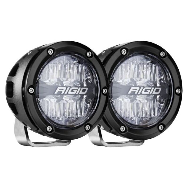Rigid Industries 36401 - RIG36401 - Rigid Industries 360-Series 4in LED Off-Road Drive Beam - RGBW (Pair) - Shipped in Europe - Tuningsupply.com
