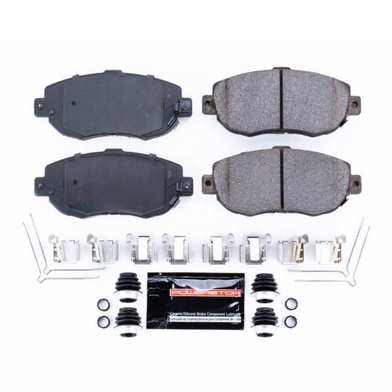 PowerStop Z23-619 - PSBZ23-619 - Power Stop 93-05 Lexus GS300 Front Z23 Evolution Sport Brake Pads w/Hardware - Shipped in Europe - Tuningsupply.com