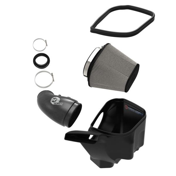 aFe 57-10014D - AFE57-10014D - aFe 12-21 Jeep Grand Cherokee 6.4L Track Series Carbon Fiber Cold Air Intake w/Pro Dry S Filter - Shipped in Europe - Tuningsupply.com