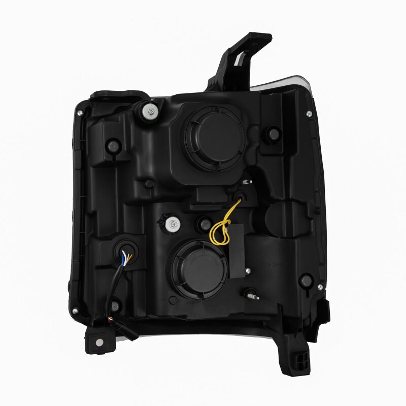 AlphaRex - ARX880233 - AlphaRex 16-18 Chevy 1500HD LUXX LED Proj Headlights Alpha-BK w/Seq Atv Lgt / SeqSig (Req PN 810023) - Shipped in Europe - Tuningsupply.com