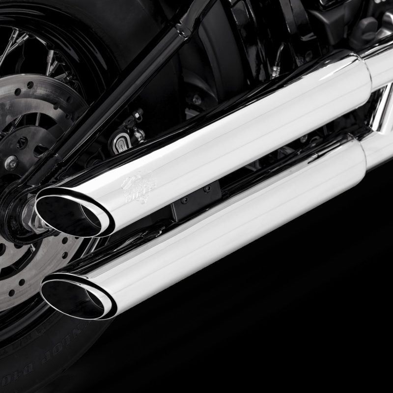 Vance and Hines 16335 - VAH16335 - Vance & Hines 2007 Harley-Davidson Softail Standard / 07-17 Heritage PCX Slip-On Exhaust - Shipped in Europe - Tuningsupply.com