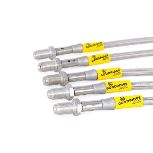 Goodridge 21080 - GRI21080 - Goodridge 8/84-7/87 Toyota Corolla GTS Stainless Steel Brake Line Kit - Shipped in Europe - Tuningsupply.com