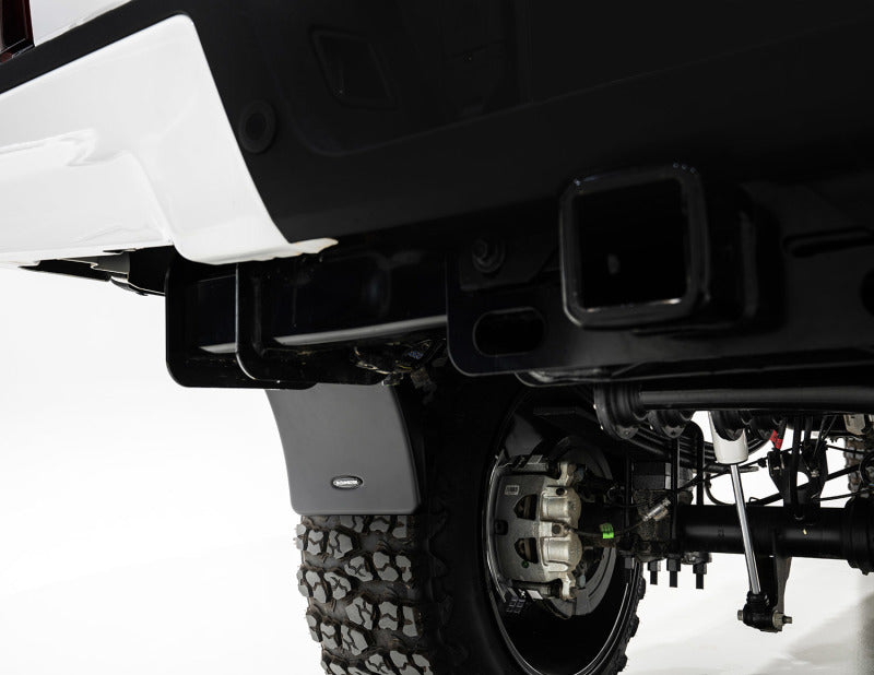 Bushwacker MUD-20106 - BUSMUD-20106 - Bushwacker 17-20 Ford F-250/F-350 Trail Armor Rear Mud Flaps (Fits Pocket Style Flares) - Shipped in Europe - Tuningsupply.com