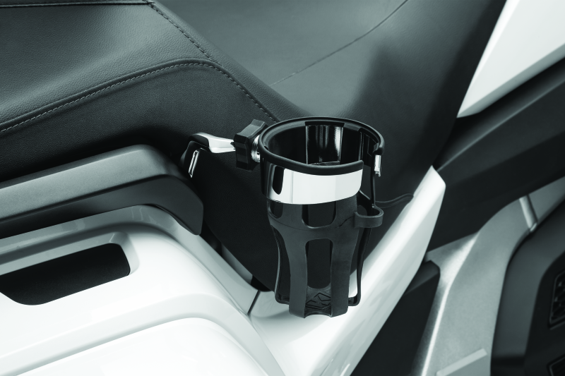 Kuryakyn 6492 - KUR6492 - Kuryakyn Reflex Drink Holder 18 and Up GL1800 Passenger Mount Chrome - Shipped in Europe - Tuningsupply.com