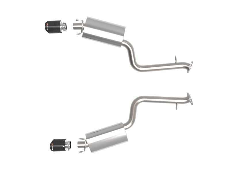 aFe 49-36060-C - AFE49-36060-C - aFe Lexus IS350 14-22 V6-3.5L Takeda Axle-Back Exhaust System- Carbon Fiber Tip - Shipped in Europe - Tuningsupply.com