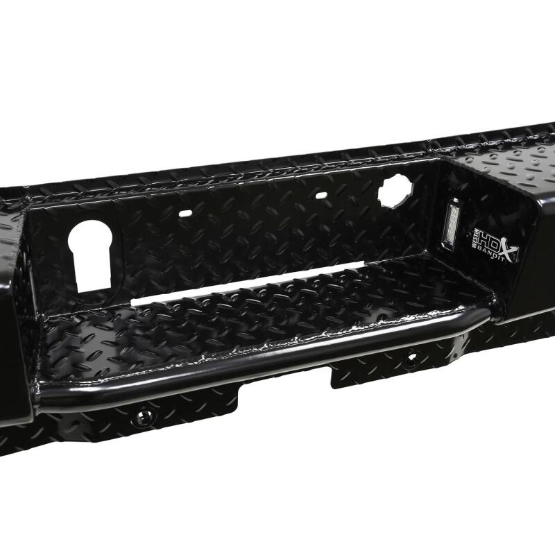Westin 58-341185 - WES58-341185 - Westin 19-20 Chevy Silverado 1500 HDX Bandit Rear Bumper - Black - Shipped in Europe - Tuningsupply.com