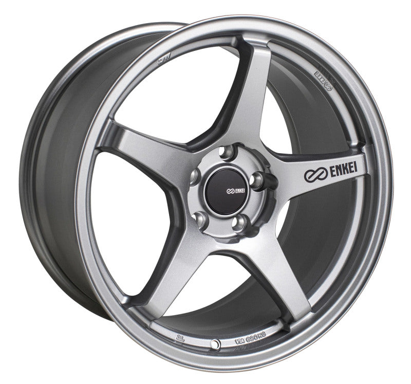 Enkei 521-885-3140GR - ENK521-885-3140GR - Enkei TS-5 18x8.5 5x108 40mm Offset 72.6mm Bore Storm Grey Wheel - Shipped in Europe - Tuningsupply.com