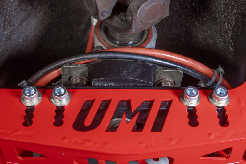 UMI Performance 3108-B - UMI3108-B - UMI Performance 78-88 GM G-Body Modular Adjustable Transmission Crossmember - Black - Shipped in Europe - Tuningsupply.com