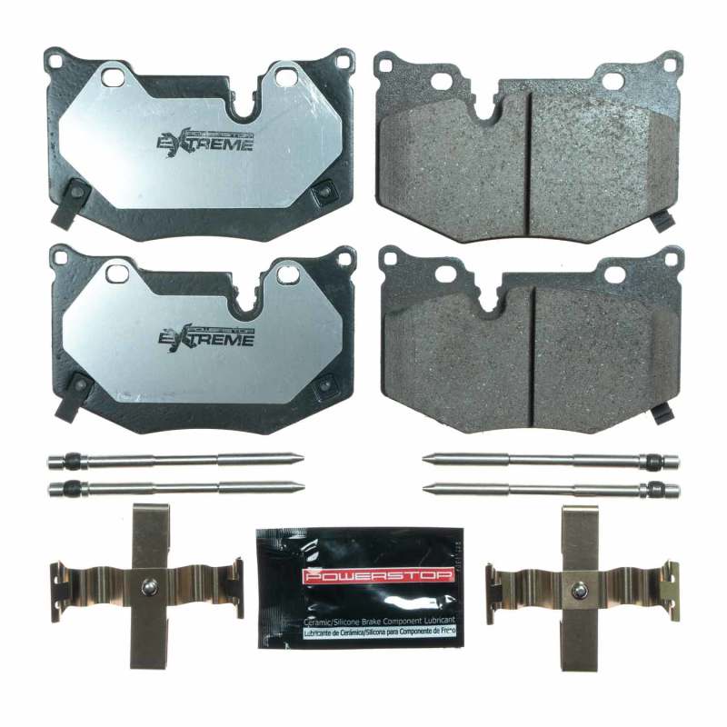 PowerStop Z26-8010 - PSBZ26-8010 - Power Stop 2020 Chevrolet Corvette C8 Z51 Rear Z26 Extreme Street Brake Pads w/Hardware - Shipped in Europe - Tuningsupply.com