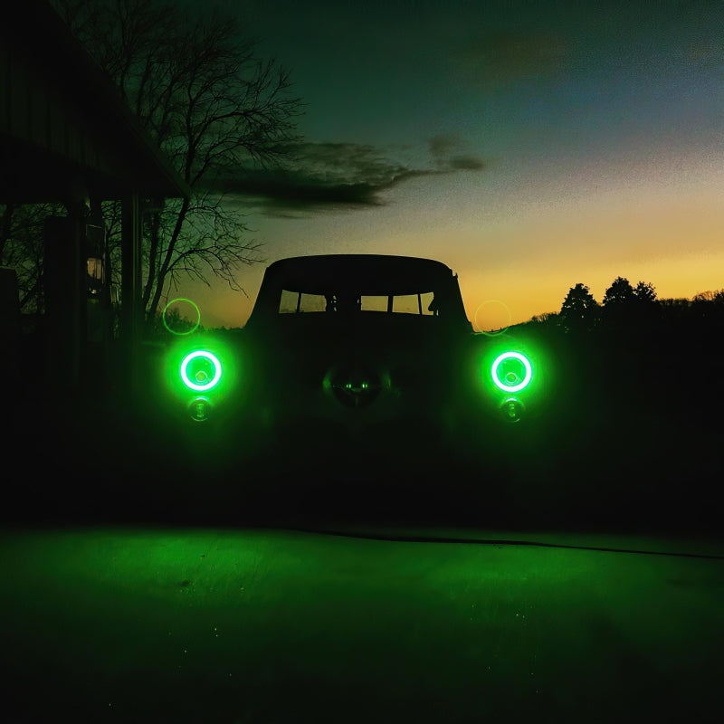 ORACLE Lighting 6905-001 - ORL6905-001 - Oracle Pre-Installed Lights 7 IN. Sealed Beam - White Halo - Shipped in Europe - Tuningsupply.com