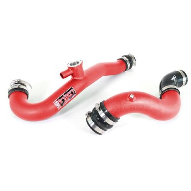 Injen SES9200ICPWR - INJSES9200ICPWR - Injen 15-19 Ford Mustang 2.3L EcoBoost Aluminum Intercooler Piping Kit - Wrinkle Red - Shipped in Europe - Tuningsupply.com