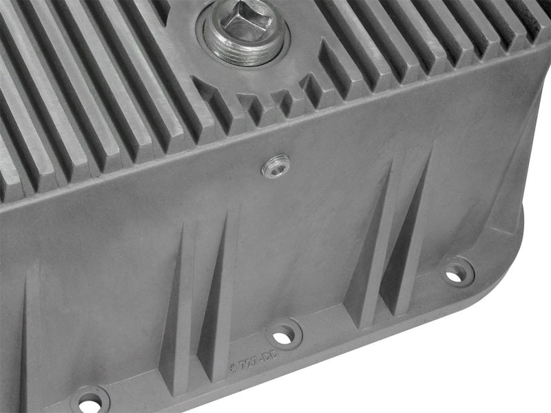 aFe 46-70050 - AFE46-70050 - aFe Power Cover Trans Pan Machined Trans Pan 2006 Dodge RAM 5.9L Cummins - Shipped in Europe - Tuningsupply.com