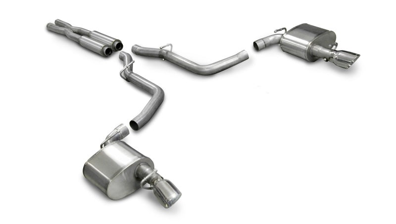 CORSA Performance 14440 - COR14440 - Corsa 2005-2010 Dodge Charger No Towing Hitch SRT-8 6.1L V8 Polished Xtreme Cat-Back Exhaust - Shipped in Europe - Tuningsupply.com
