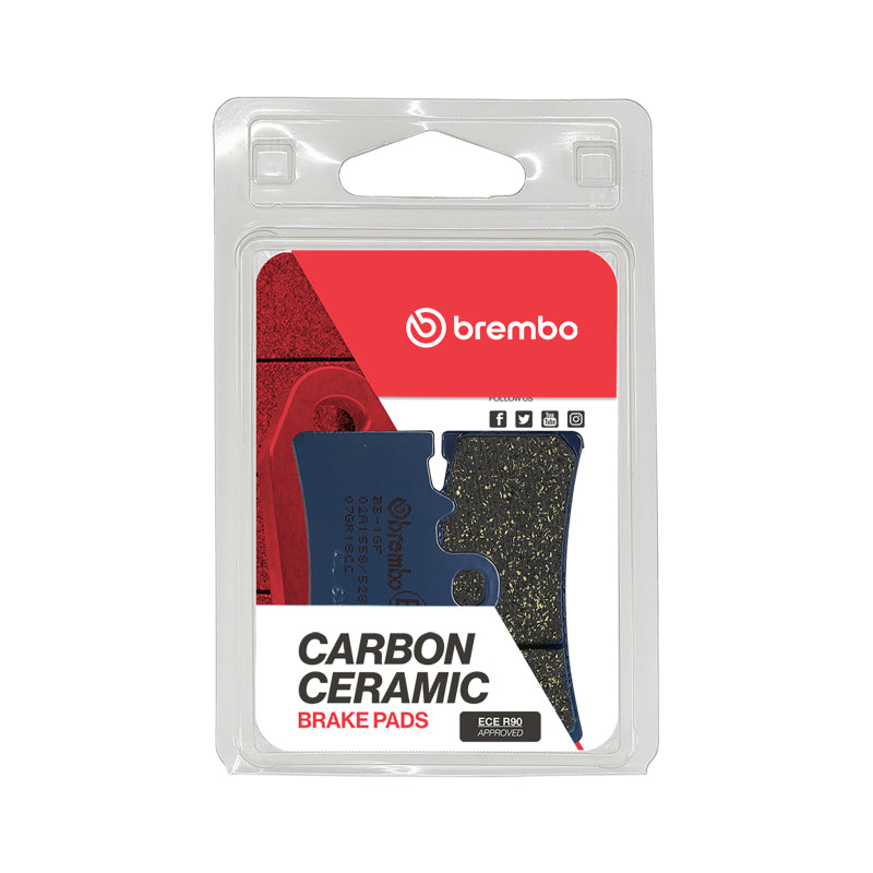 Brembo OE 07GR18CC - BRE07GR18CC - Brembo OE 2023 Fantic Caballero Deluxe 125cc Carbon Ceramic Brake Pad - Front - Shipped in Europe - Tuningsupply.com