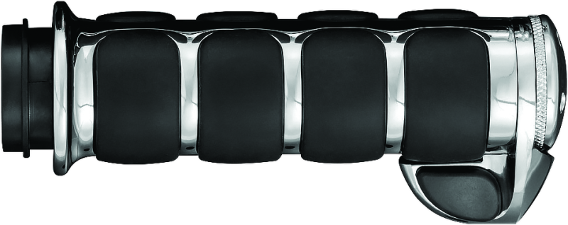 Kuryakyn 6228 - KUR6228 - Kuryakyn ISO Grips With Throttle Boss Throttle-By-Wire Chrome - Shipped in Europe - Tuningsupply.com