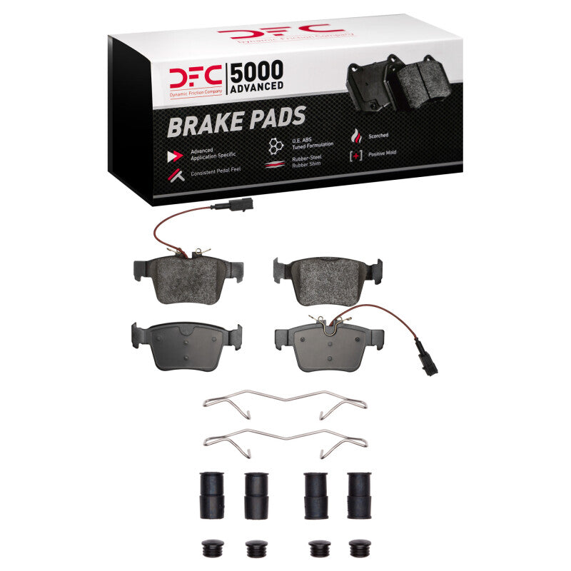 DFC 1551-1989-11 - DFC1551-1989-11 - DFC 17-25 Alfa Romeo Giula Rear 5000 Advanced Ceramic Brake Pads and Hardware Kit - Shipped in Europe - Tuningsupply.com