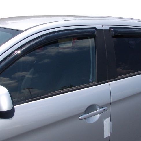 AVS 94191 - AVS94191 - AVS 11-13 Mitsubishi Outlander Sport Ventvisor Outside Mount Window Deflectors 4pc - Smoke - Shipped in Europe - Tuningsupply.com