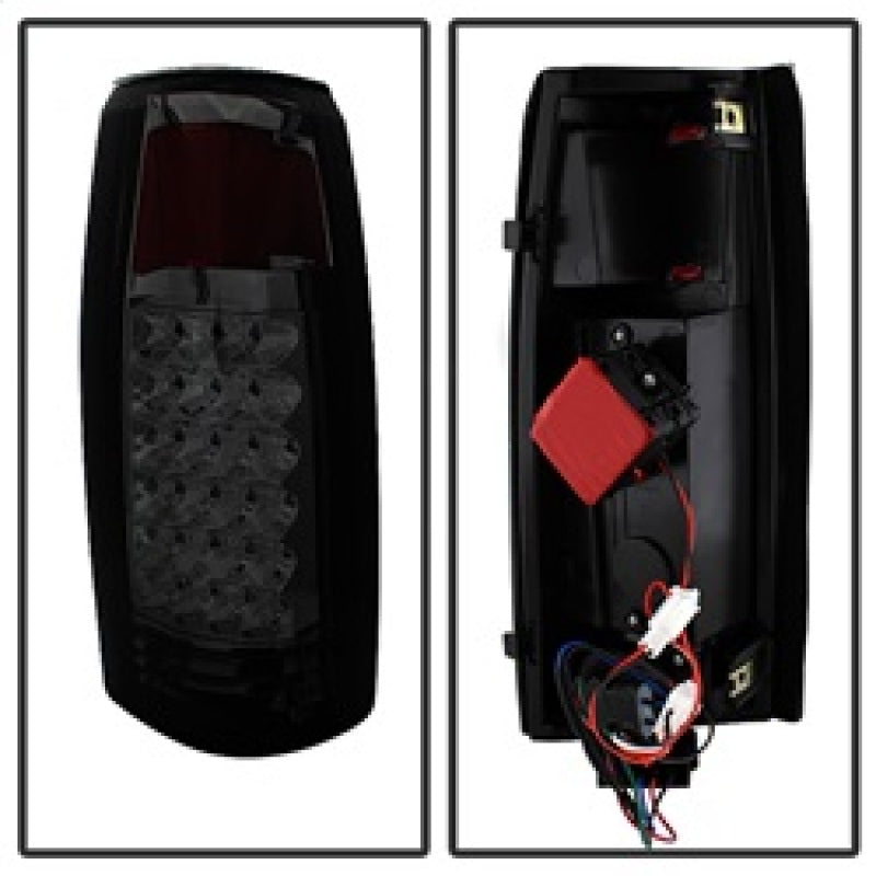 SPYDER 9032752 - SPY9032752 - xTune Yukon Denali 99-00 LED Tail Lights w/ 3rd LED Brake Light Smoked ALT-JH-CCK88-LED-SET-SM - Shipped in Europe - Tuningsupply.com