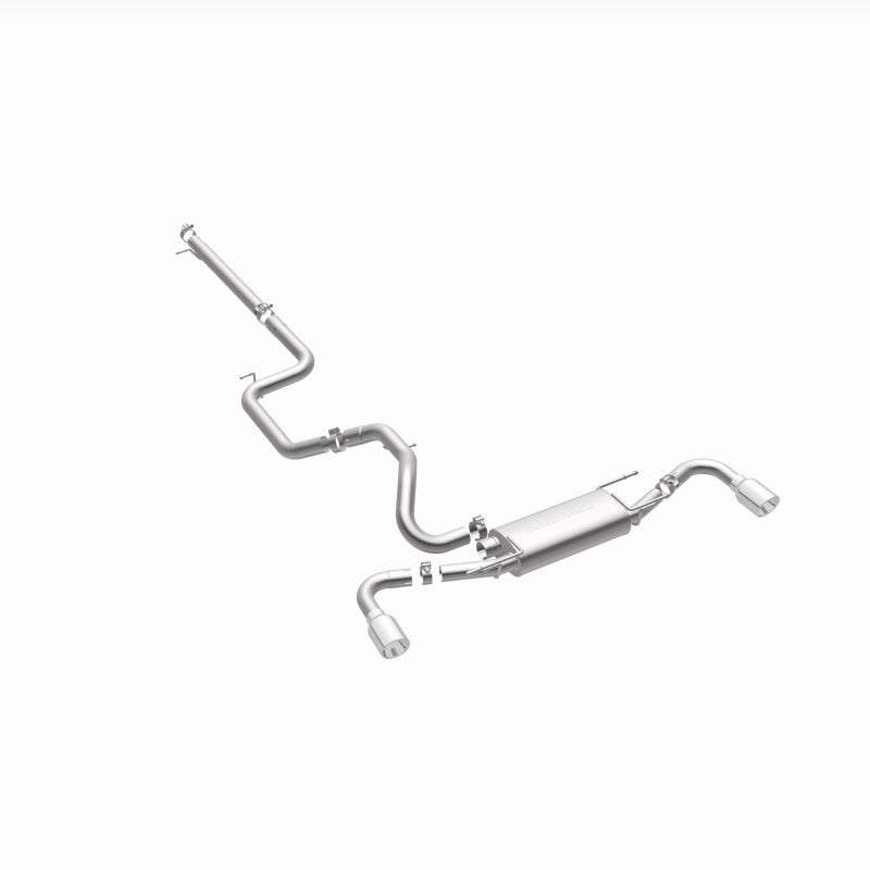 Magnaflow 15146 - MAG15146 - MagnaFlow 10-12 Mazda 3 L4 2.5L Hatchback Split Rear Exit Stainless Cat Back Performance Exhaust - Shipped in Europe - Tuningsupply.com