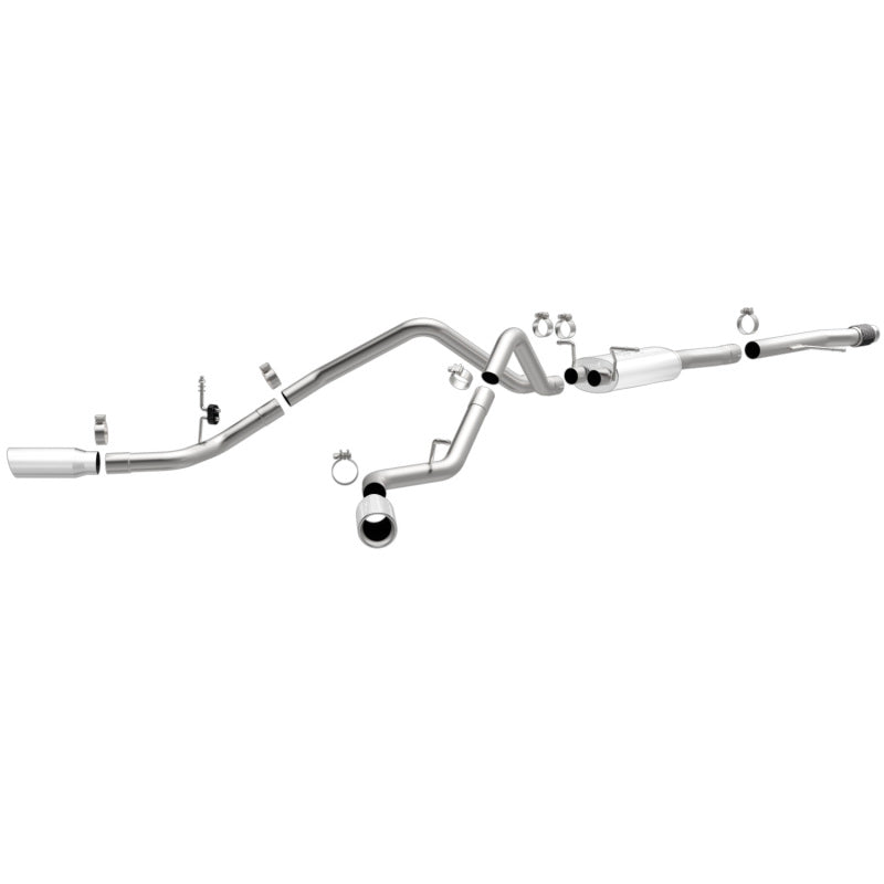 Magnaflow 15269 - MAG15269 - Magnaflow 14 Chev Silverado V8 5.3L CC/EC Cab Dual Split Behind Rear Tires Exit SS Cat Back Perf Exh - Shipped in Europe - Tuningsupply.com