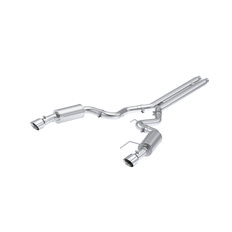 MBRP PS7251AL - MBRPS7251AL - MBRP 2024 Ford Mustang GT S650, 5.0 Aluminized Steel 3in Cat-Back Dual Split Rear (Street) - Shipped in Europe - Tuningsupply.com