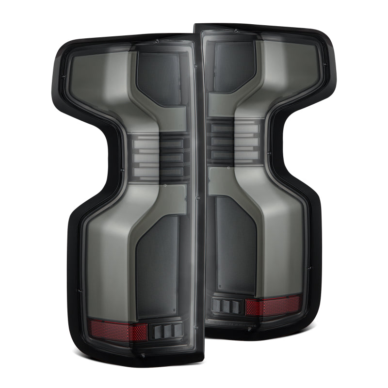 AlphaRex 620078 - ARX620078 - AlphaRex 19-24 Chevy Silverado 1500 / 20-24 2500HD/3500HD LUXX-Series LED Tail Lights Alpha Black - Shipped in Europe - Tuningsupply.com