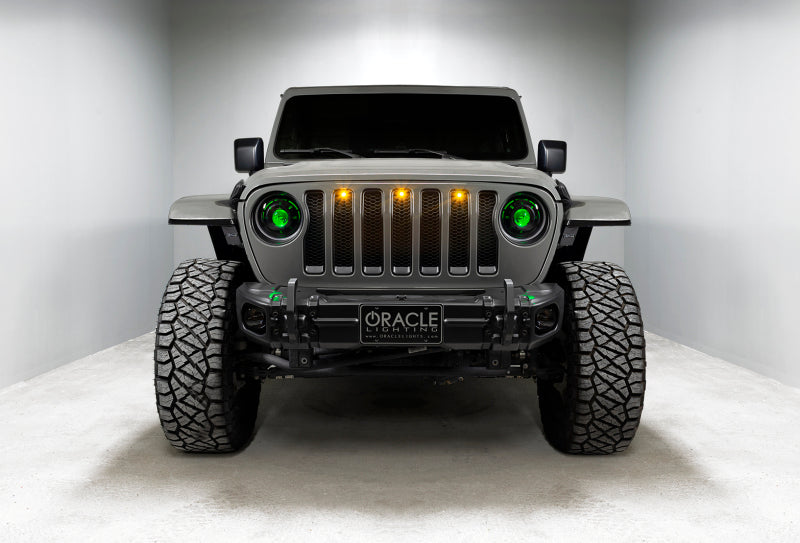 ORACLE Lighting 5839-504-B - ORL5839-504-B - Oracle Oculus Bi-LED Projector Headlights for Jeep JL/Gladiator JT - w/ Simple Controller - Shipped in Europe - Tuningsupply.com