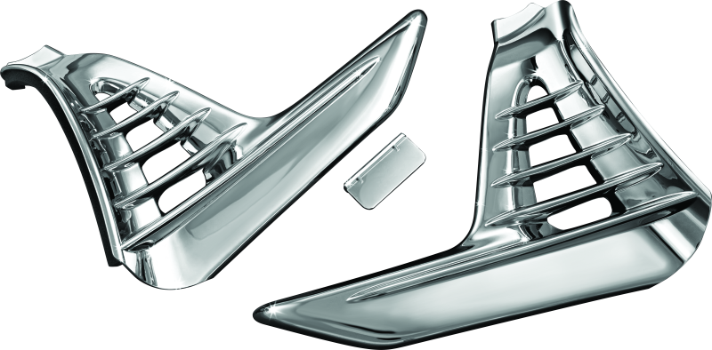 Kuryakyn 3913 - KUR3913 - Kuryakyn Louvered Battery Box Cover 01-10 GL1800 Chrome - Shipped in Europe - Tuningsupply.com