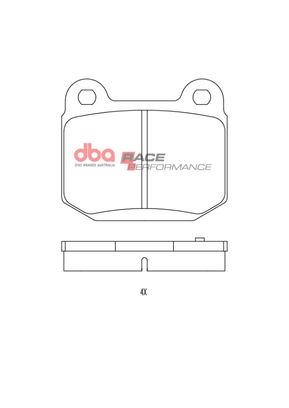DBA DB1521RP - DBADB1521RP - DBA 12-21 Subaru BRZ / 01-15 Subaru WRX STI Rear Race Performance Brake Pads - Shipped in Europe - Tuningsupply.com