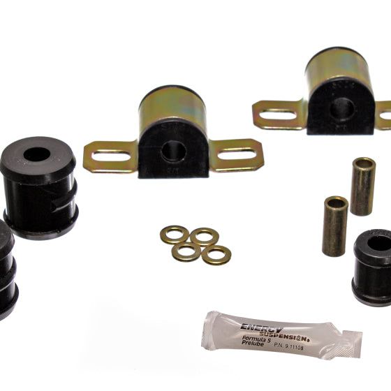 Energy Suspension 3.5109G - ENG3.5109G - Energy Suspension 67-81 Camaro Black 3/4 inch Bar One Bolt Clamp Style Rear Sway Bar Bushing Set - Shipped in Europe - Tuningsupply.com