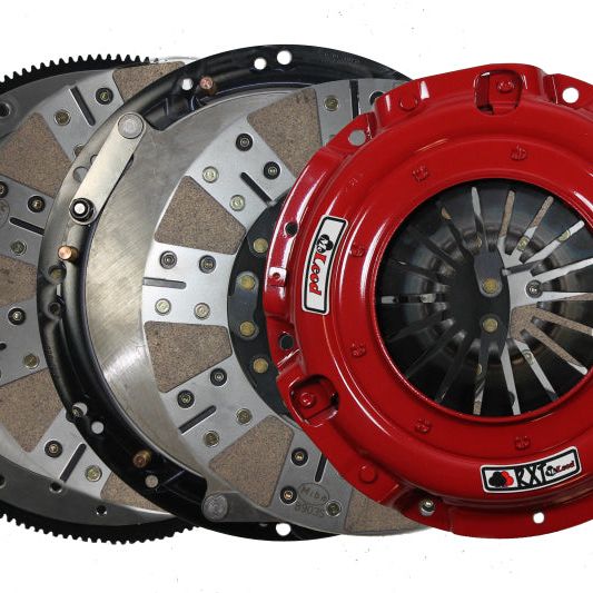 McLeod Racing 6435807HD - MLR6435807HD - McLeod RXT 1200 Twin Disc Clutch Kit w/ 8 Bolt Flywheel 164T - 1-1/8in x 26 Spline Input Trans - Shipped in Europe - Tuningsupply.com