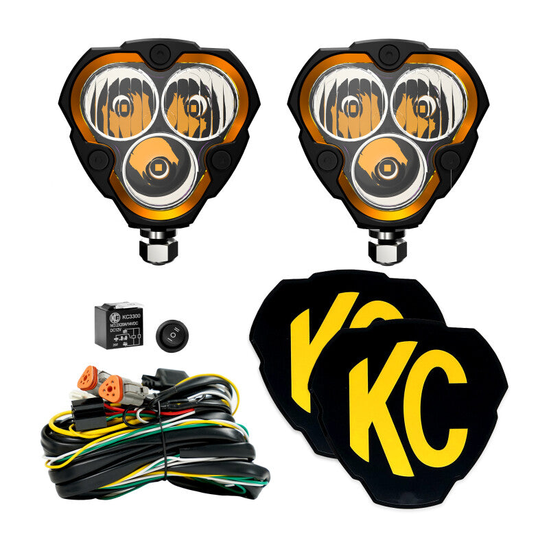 KC HiLiTES 288 - KCL288 - KC HiLiTES FLEX ERA 3 - 2-Light Master Kit - Shipped in Europe - Tuningsupply.com