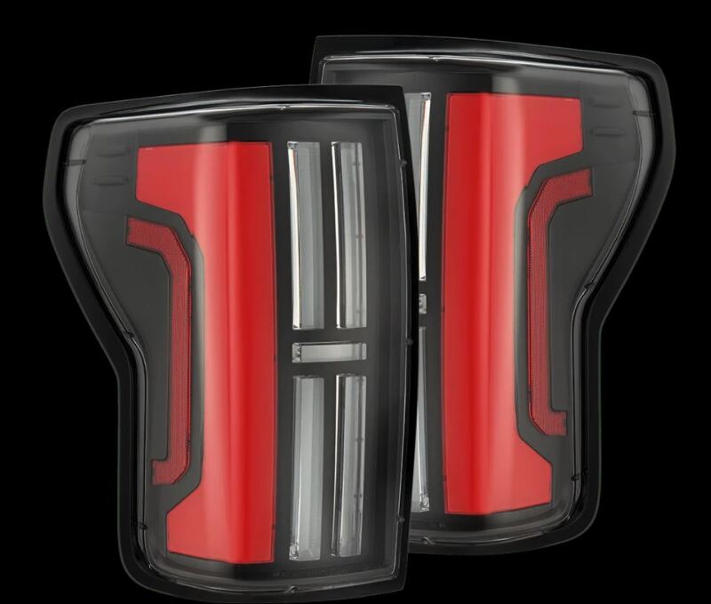 AlphaRex 670052 - ARX670052 - AlphaRex 07-13 Toyota Tundra Nova-Series LED Tail Lights - Black Red - Shipped in Europe - Tuningsupply.com