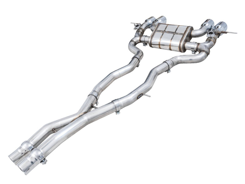 AWE Tuning 3025-43480 - AWE3025-43480 - AWE SwitchPath Catback Exhaust for BMW G8X M3/M4 - Chrome Silver Tips - Shipped in Europe - Tuningsupply.com