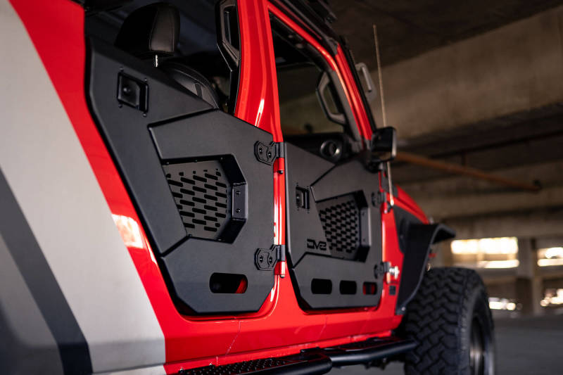 DV8 Offroad - DVEHDJL-02R - DV8 Offroad 18-22 Jeep Wrangler JL/JT Spec Series Half Doors - Rear Set - Shipped in Europe - Tuningsupply.com