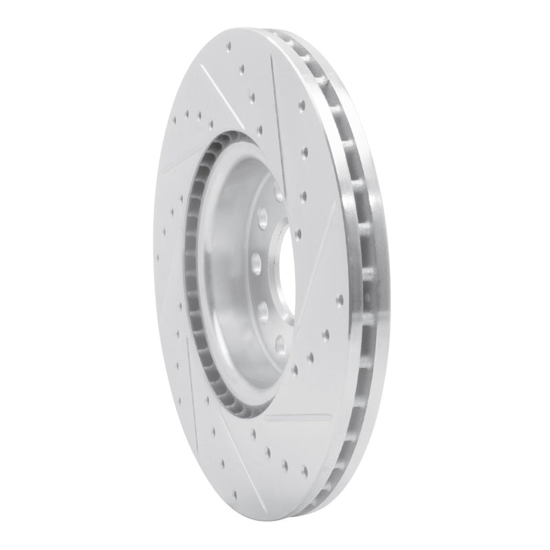 R1 Concepts 631-74053L - RNC631-74053L - R1 05-25 Audi Q3 Front Left Drilled & Slotted Silver Brake Rotor - Shipped in Europe - Tuningsupply.com
