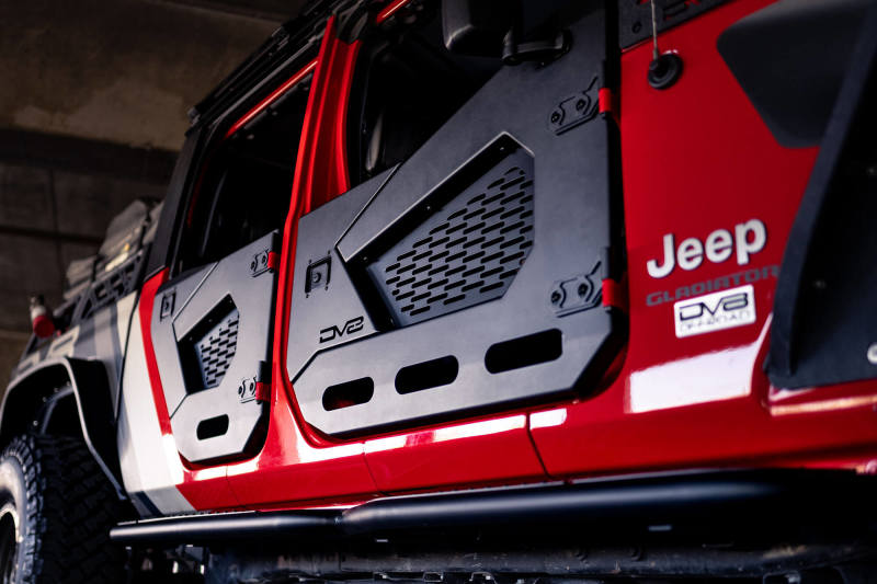 DV8 Offroad - DVEHDJL-02F - DV8 Offroad 18-22 Jeep Wrangler JL/JT Spec Series Half Doors - Front Set - Shipped in Europe - Tuningsupply.com