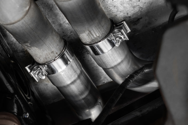 MBRP PS52663CF - MBRPS52663CF - MBRP 2021+ Ford F-150 Raptor Axle-Back Dual Rear Exit T304 Performance Exhaust Sys - Shipped in Europe - Tuningsupply.com