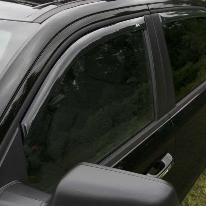AVS 194818 - AVS194818 - AVS 2019 RAM 1500 Crew Cab Ventvisor In-Channel Window Deflectors - 4pc - Smoke - Shipped in Europe - Tuningsupply.com